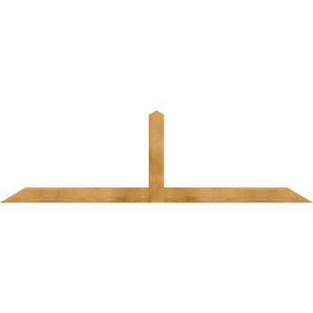 Ekena Millwork Portland Rough Sawn Timber Gable Bracket, Western Red Cedar, 84"W x 24"H x 2"D x 4"F, 7/12 Pitch GBW084X24X0204POR00RWR